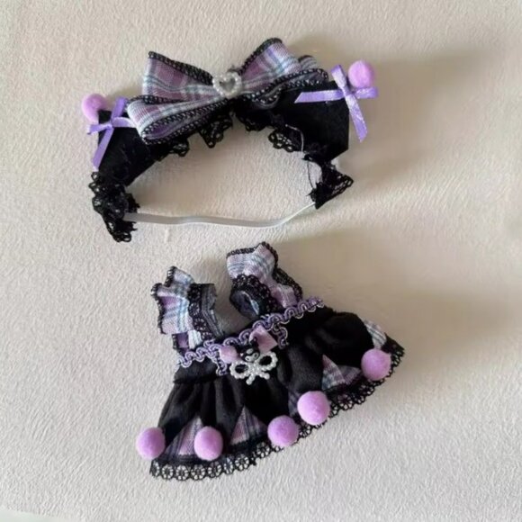 Labubu Kuromi outfit 2 pcs no doll - Picture 4 of 5